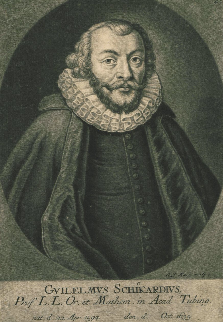 Portrét Wilhelma Schickarda 1592-1635. od Unbekannt