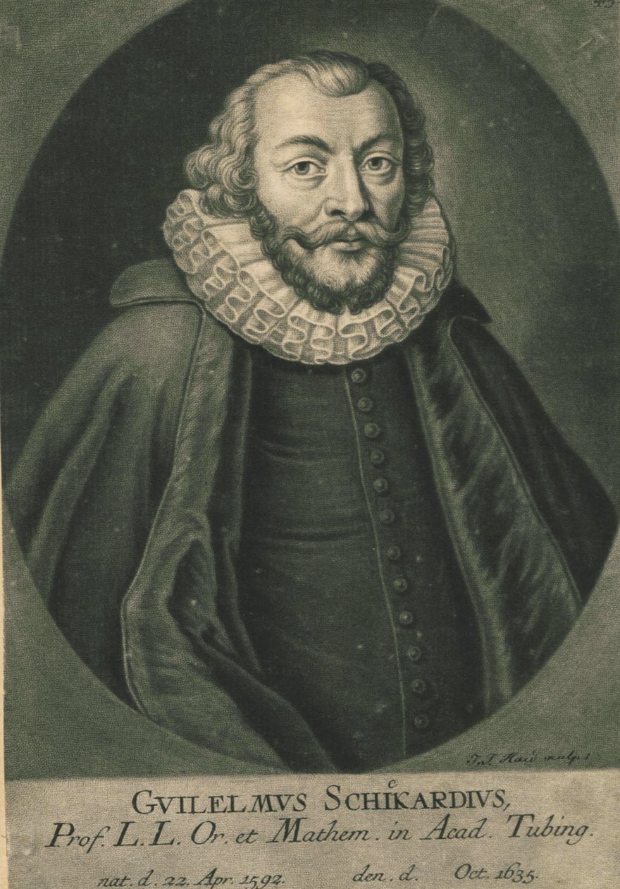 Portrét Wilhelma Schickarda 1592-1635. od Unbekannt