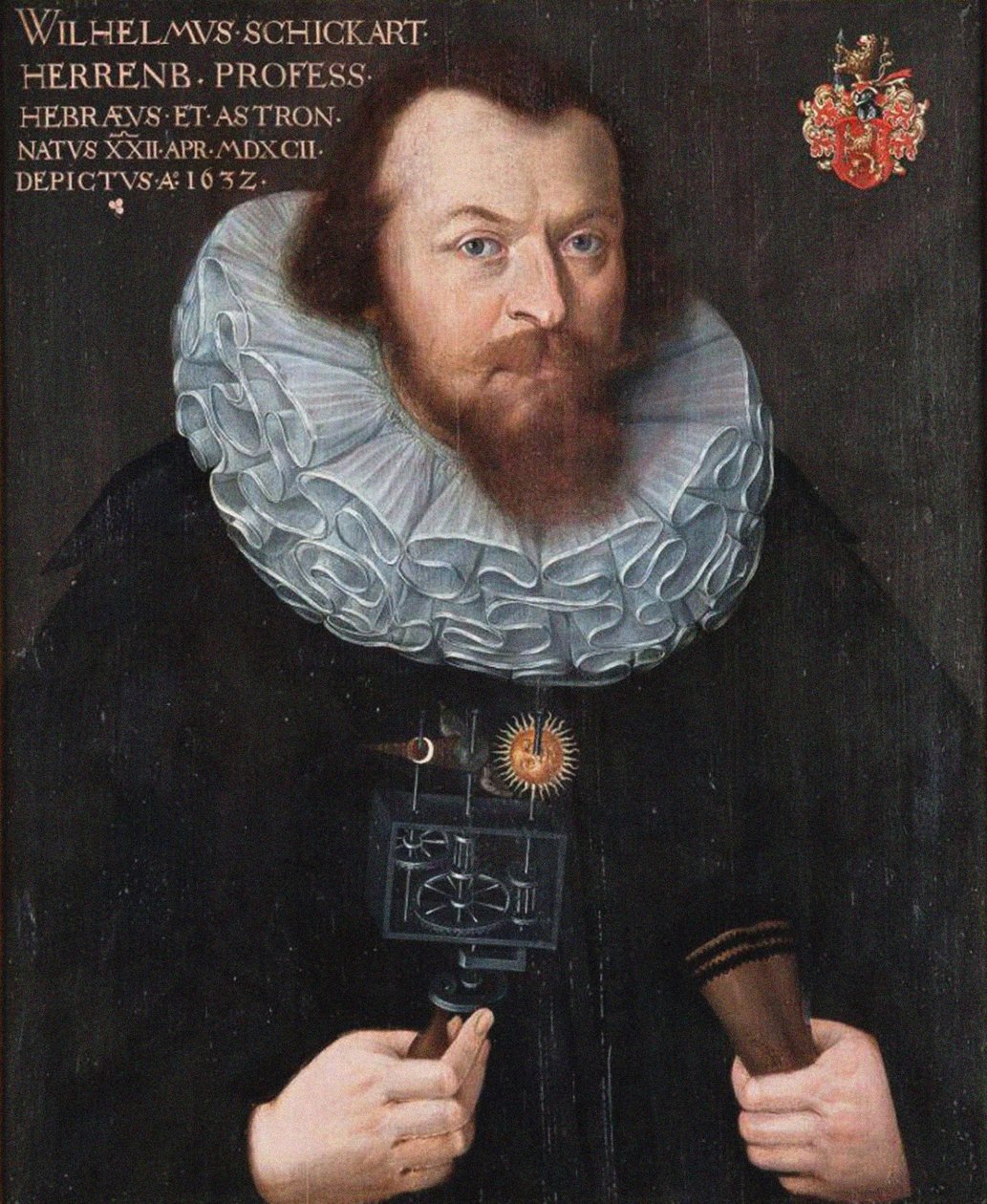 Portrét Wilhelma Schickarda 1592-1635, 1632. od Unbekannt