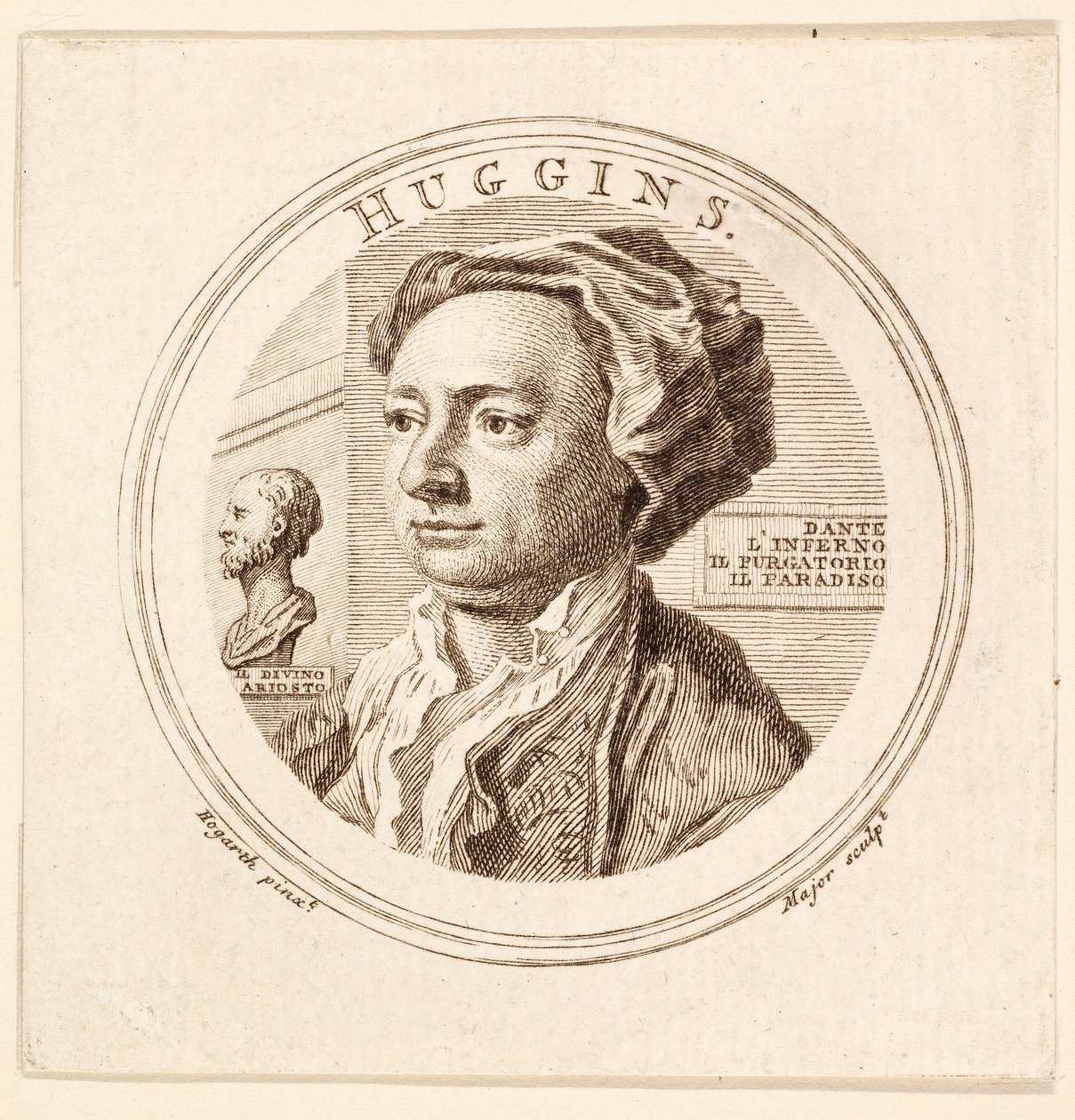 Portrét Williama Hugginse, hospoda. 1760. od Unbekannt