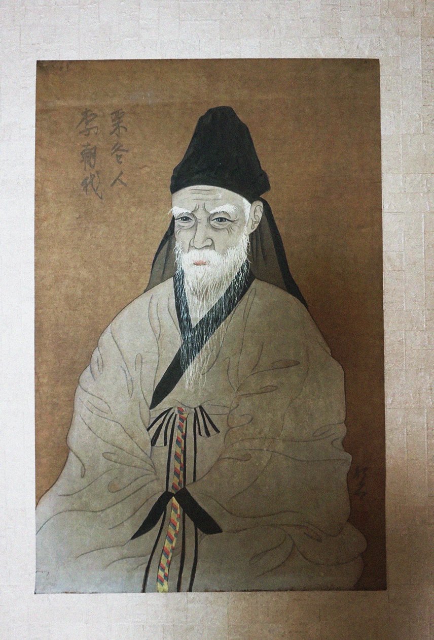 Portrét Yi Hwanga 1501-1570, 20. století. od Unbekannt