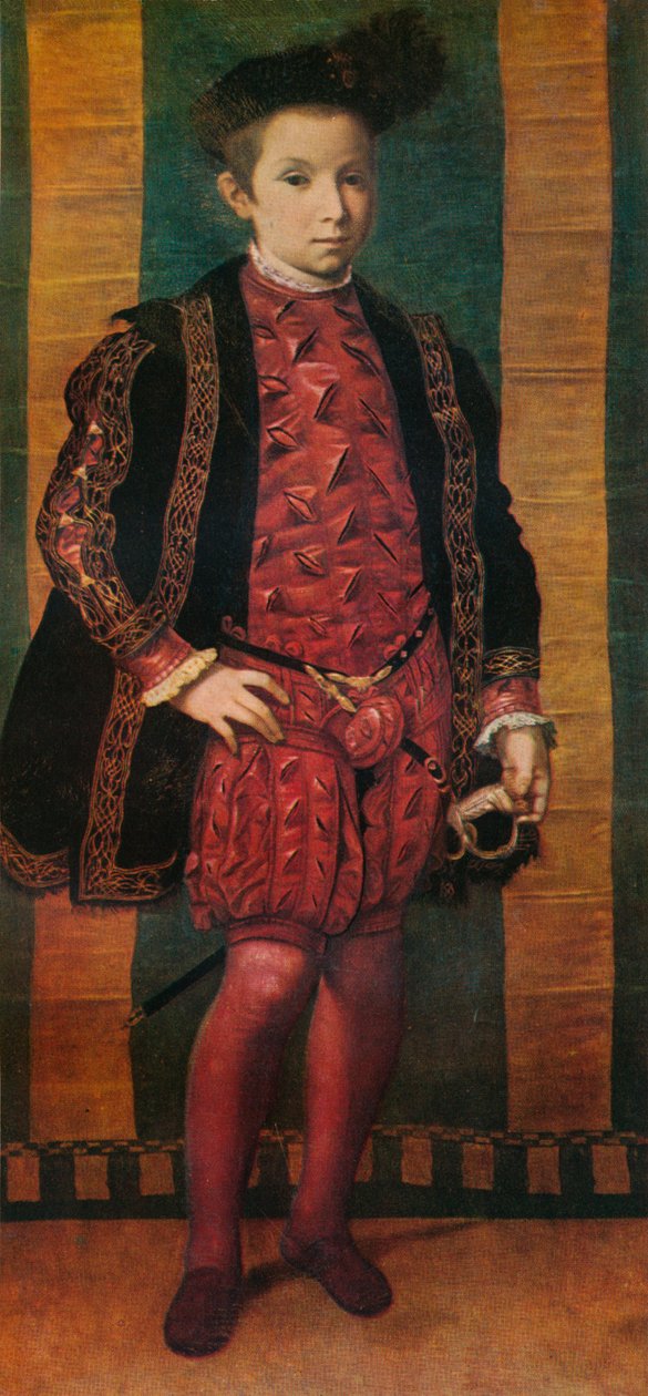 Portrét chlapce, c1545, 1911 od Unbekannt