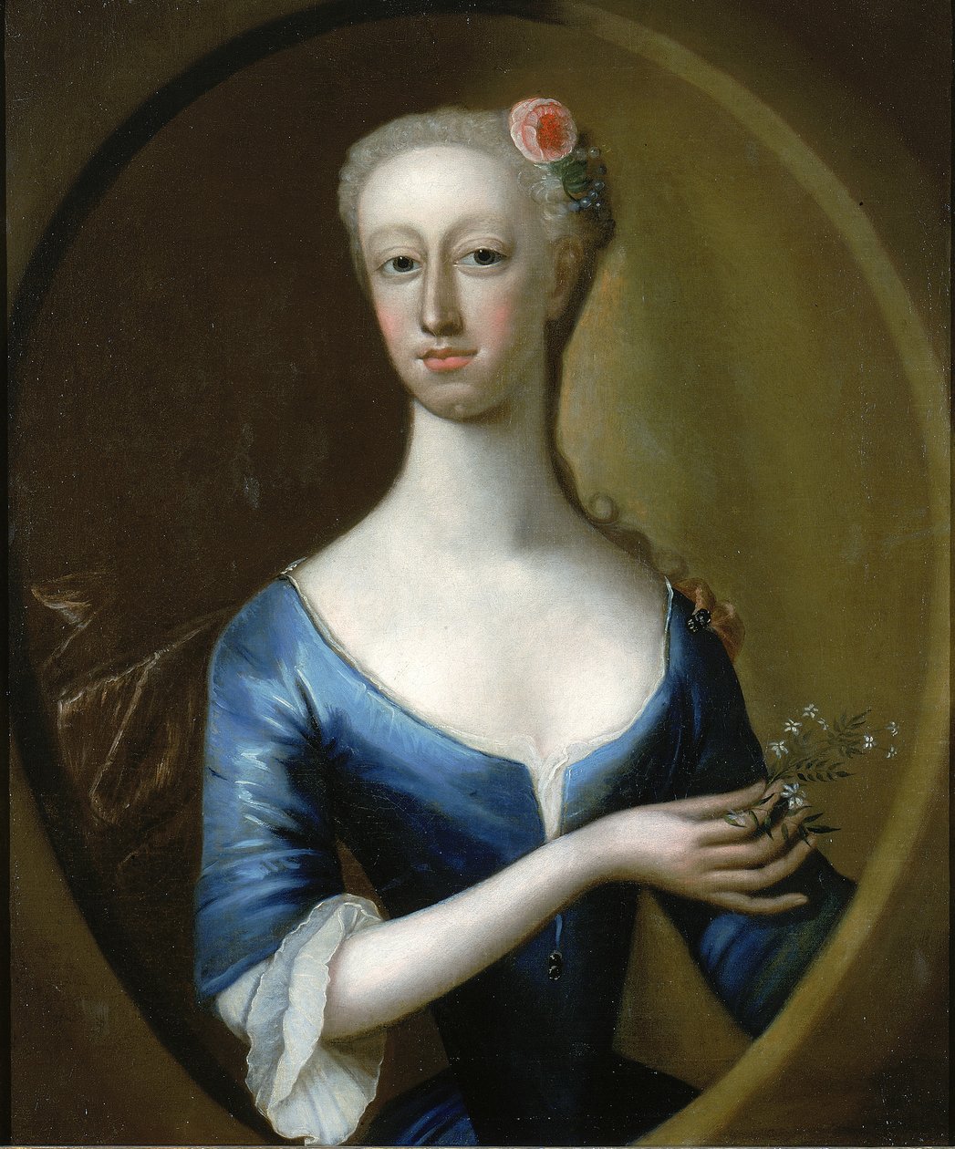 Portrét dámy, ca. 1740. od Unbekannt
