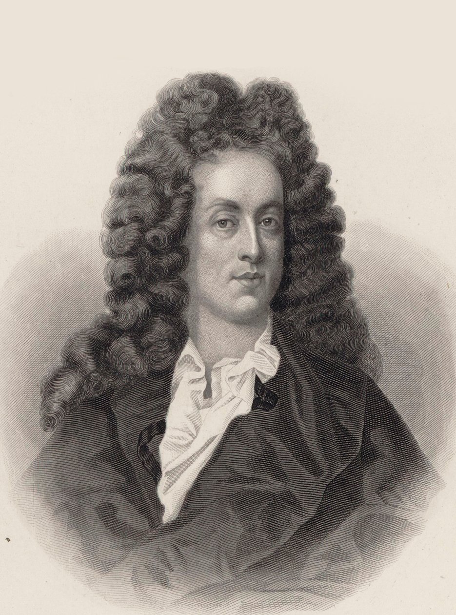 Portrét skladatele Henryho Purcella 1659-1695. od Unbekannt