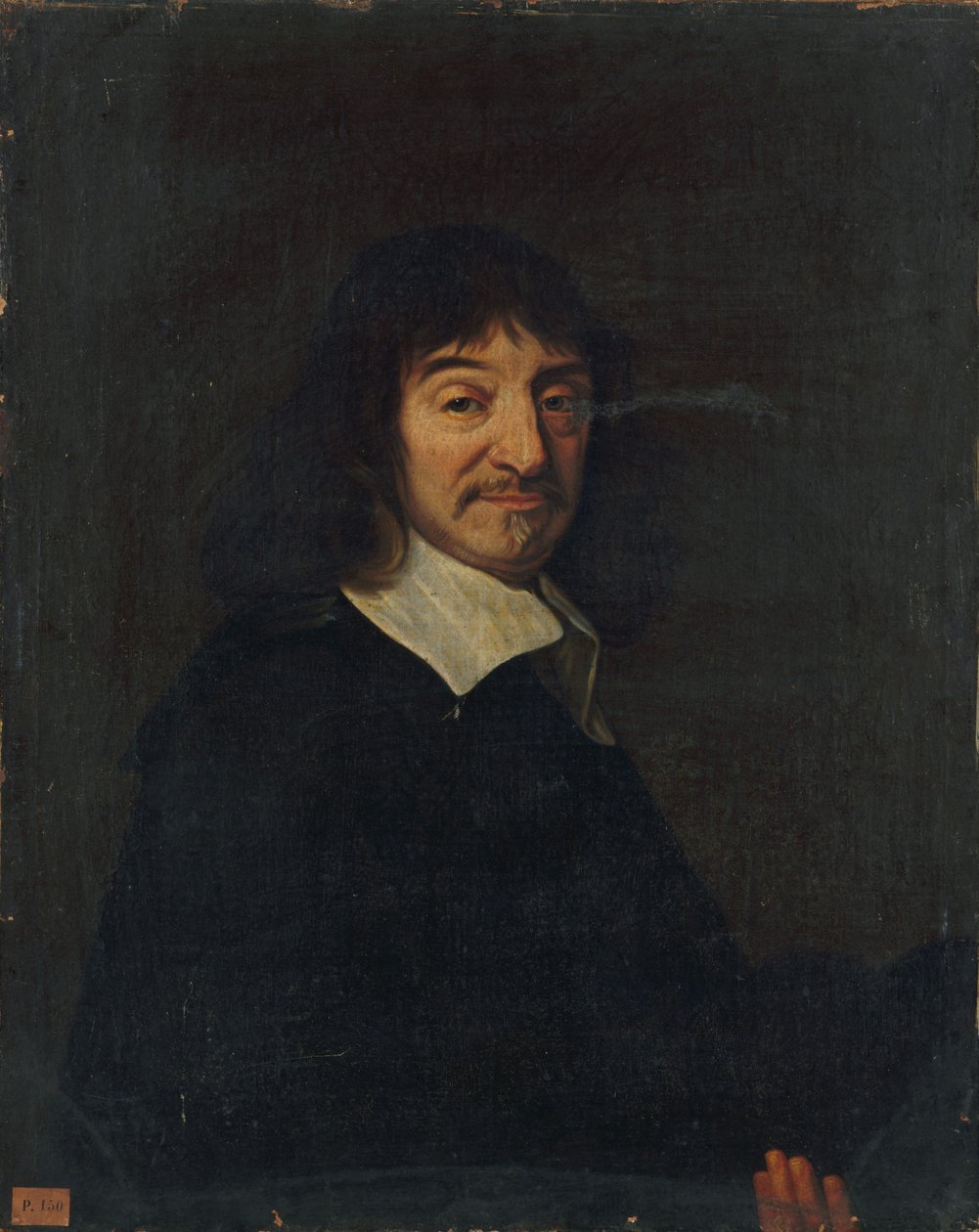 Portrét filozofa René Descarta 1596-1650. od Unbekannt