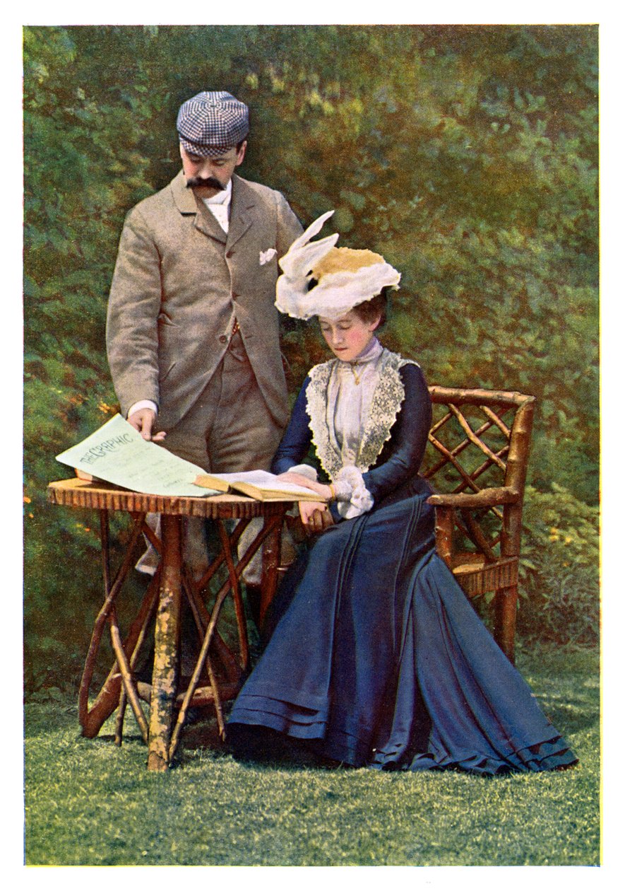 Portrét ve třech barvách, 1901 od Unbekannt