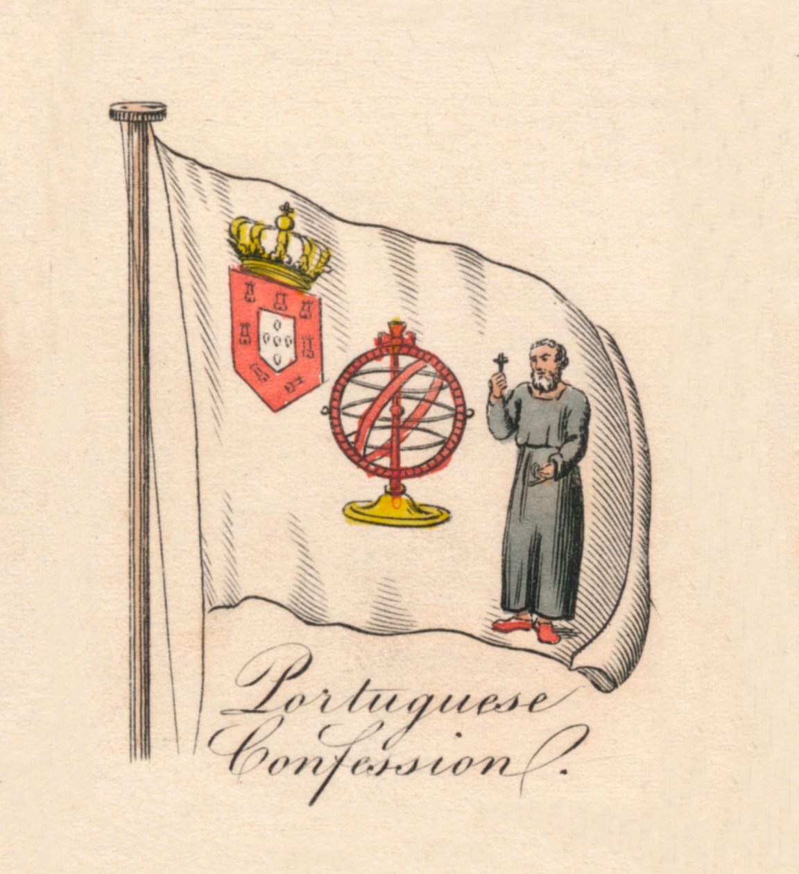 Portugalské vyznání, 1838 od Unbekannt