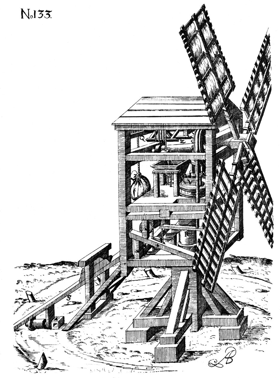 Poštovní mlýn, 1620 od Unbekannt