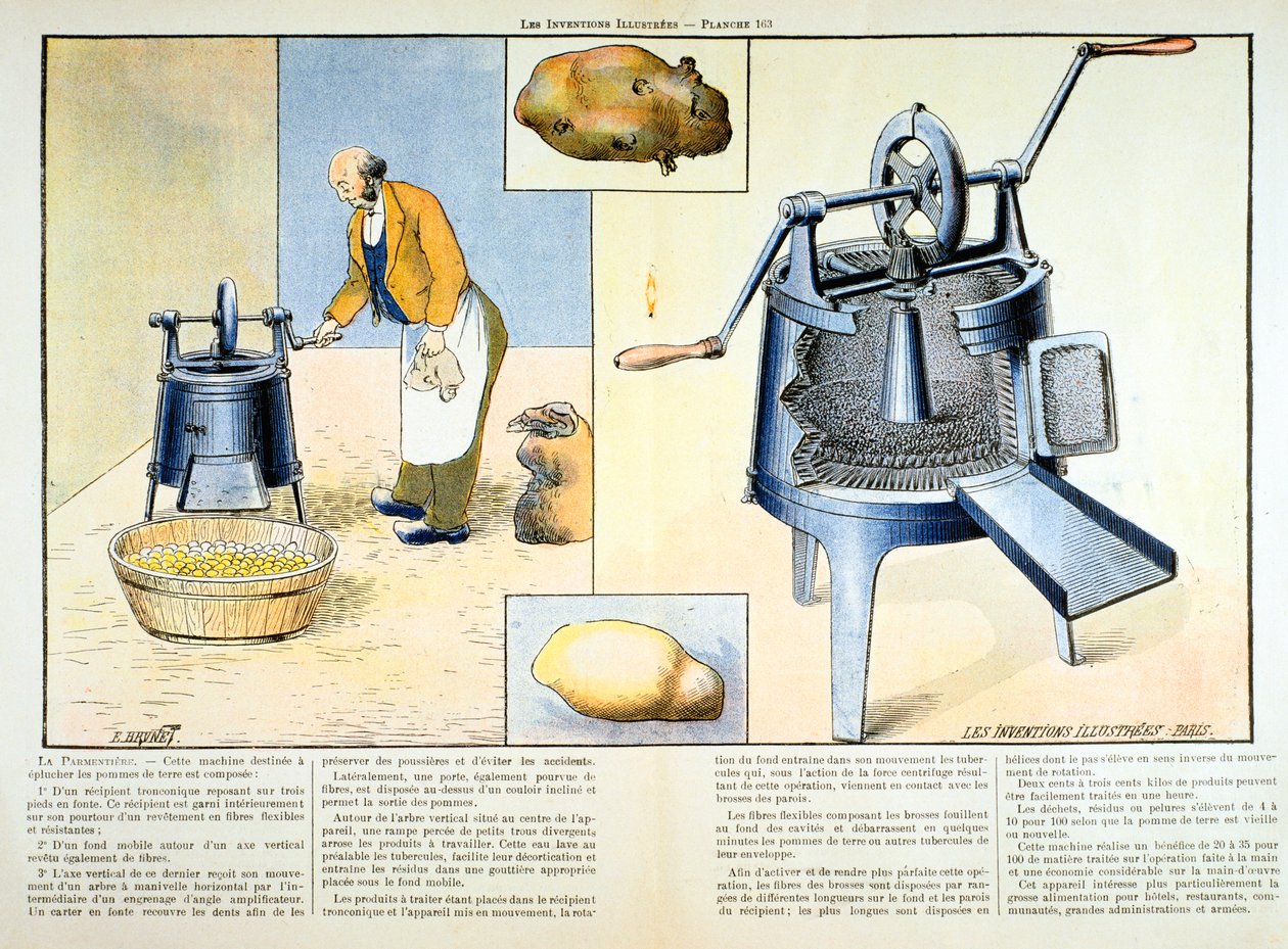 Škrabka na brambory, 1899 od Unbekannt