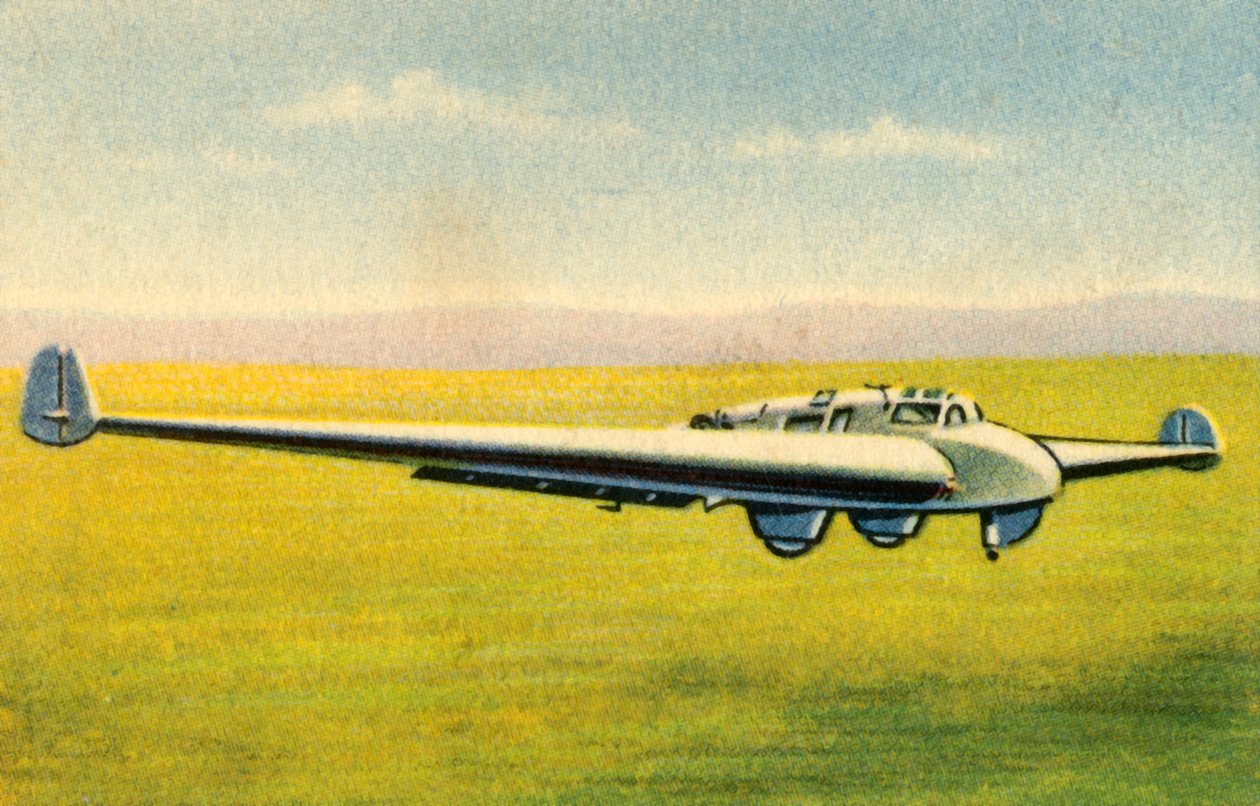 Motorový letoun s létajícími křídly, 1932. od Unbekannt