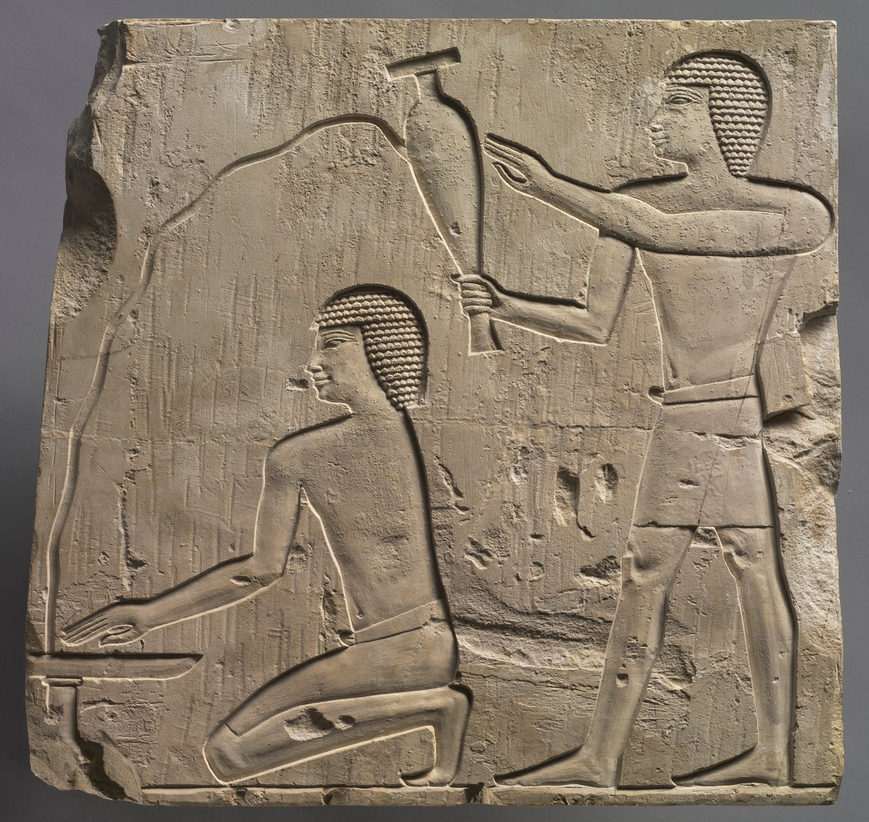 Kněží provádějící pohřební obřady, c. 667-647 před naším letopočtem. od Unbekannt