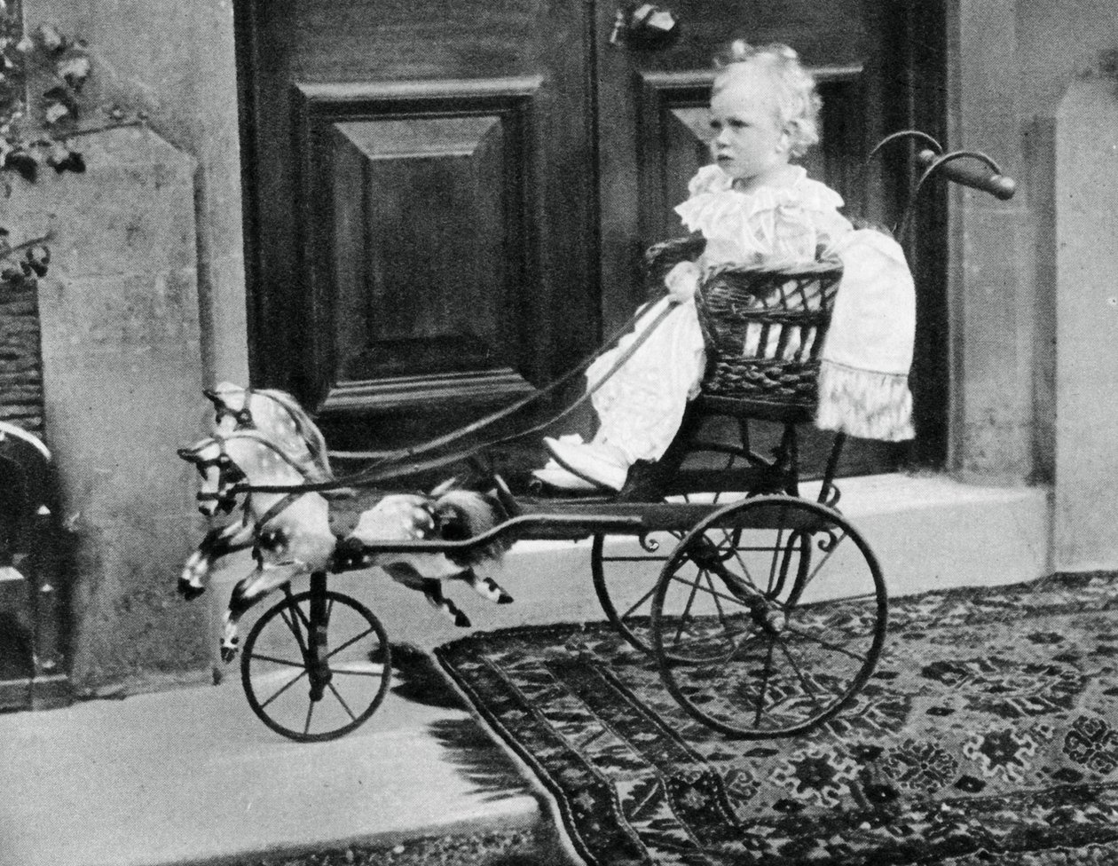 Princ Albert Windsor ve věku jednoho roku, c1896 od Unbekannt