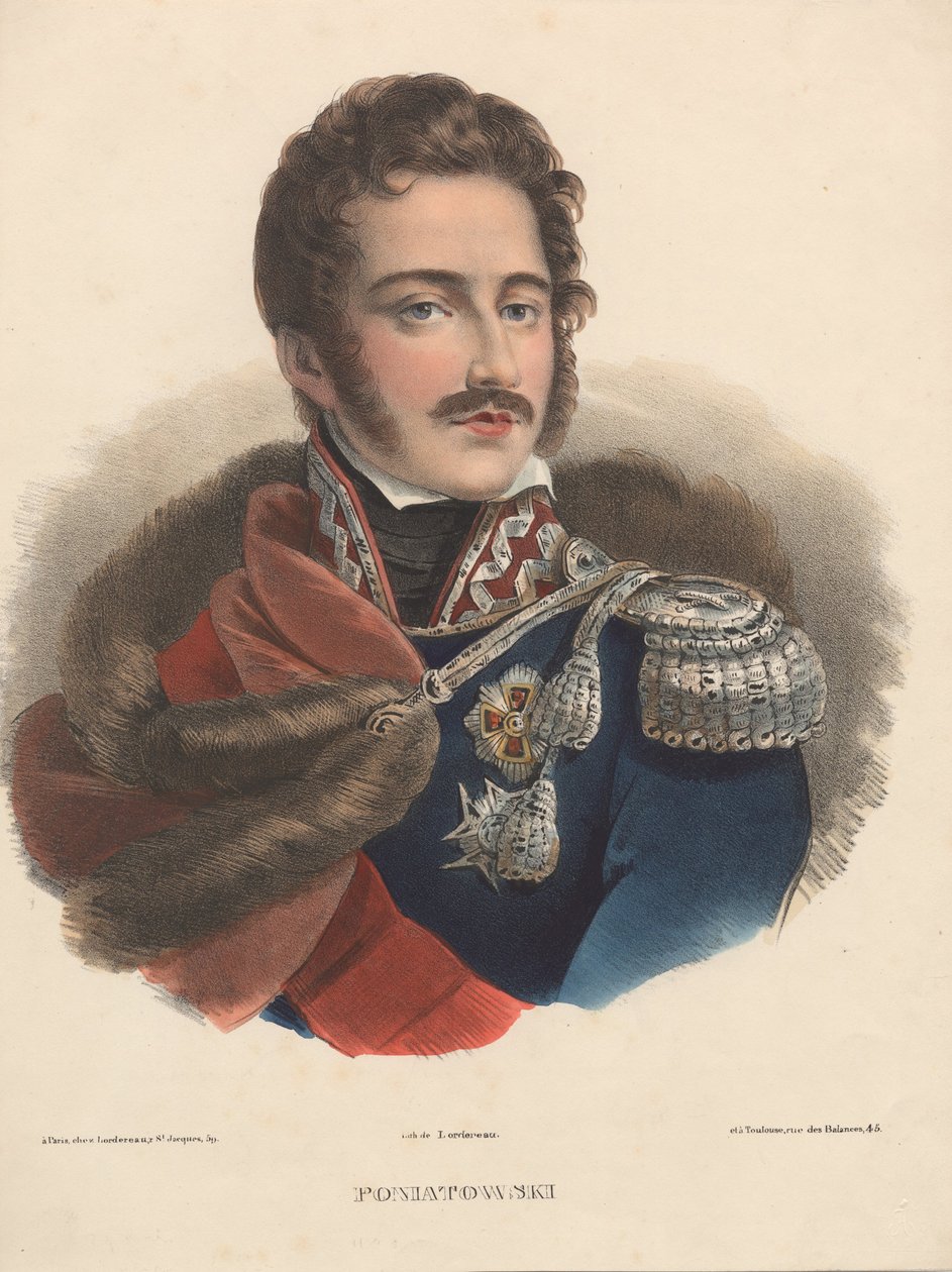 Princ Józef Poniatowski, 1835 od Unbekannt
