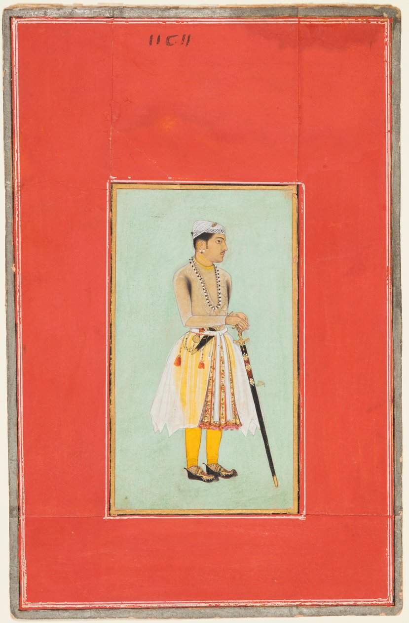 Princ Suraj Singh Rathor z Bikaneru, 1611-13. od Unbekannt