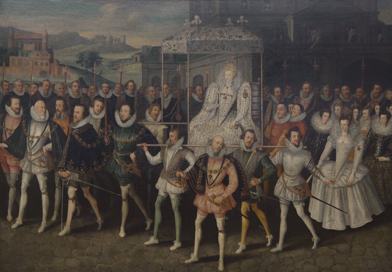 Procesí portrét královny Alžběty, cca 1600-1603 od Unbekannt