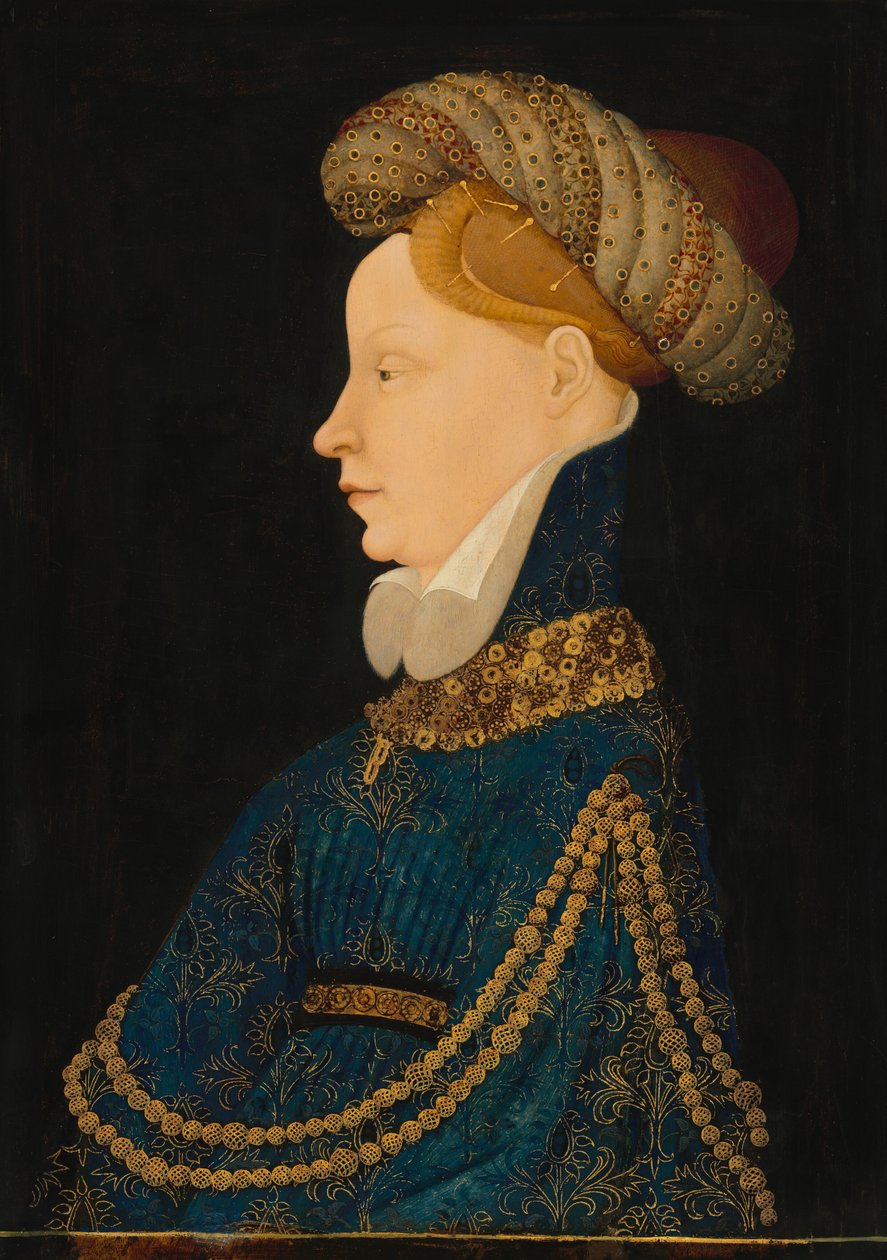Profil Portrét dámy, c. 1410. od Unbekannt