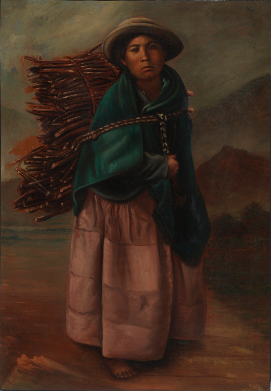 Quechua Girl, cca. 1890-1892. od Unbekannt