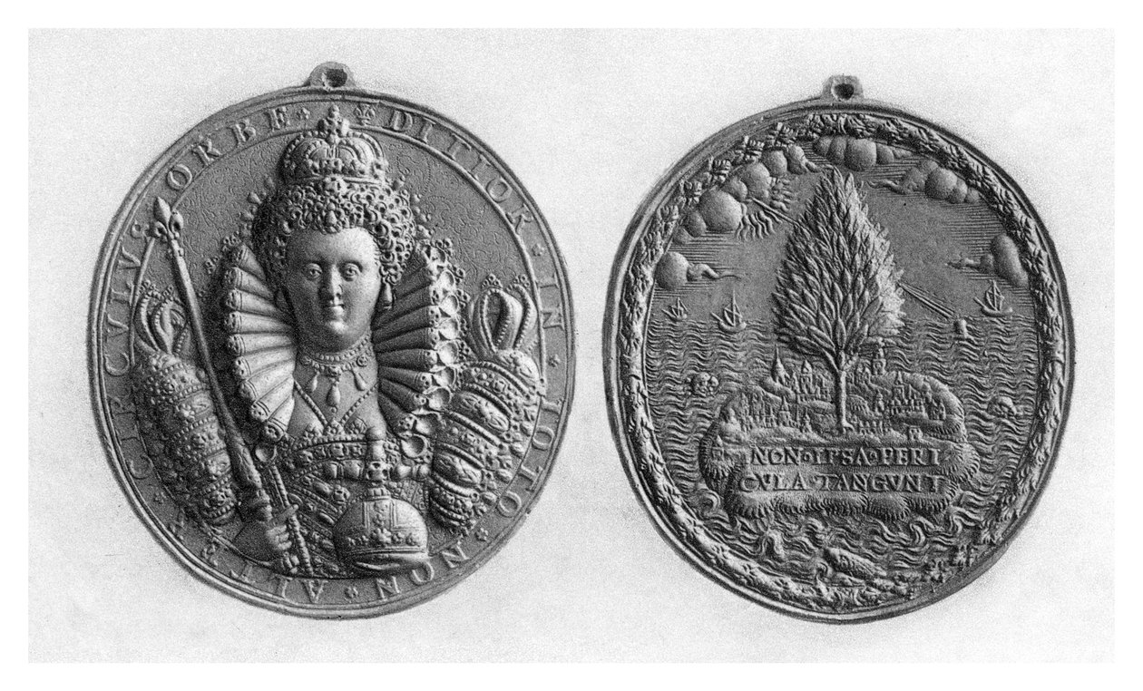 Medaile královny Alžběty I., 16. století, 1896 od Unbekannt