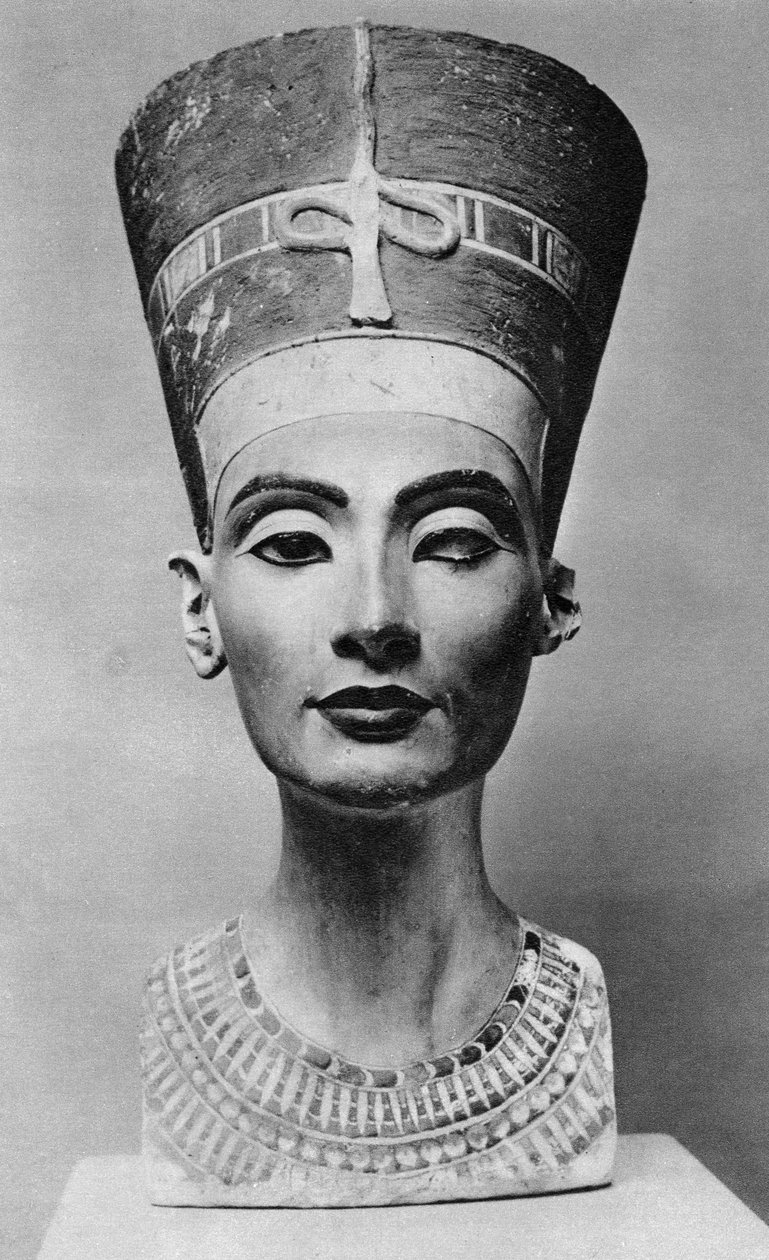 Královna Nefertiti 1410 př.nl-1330 př.nl, c1370 př.nl 1936 od Unbekannt