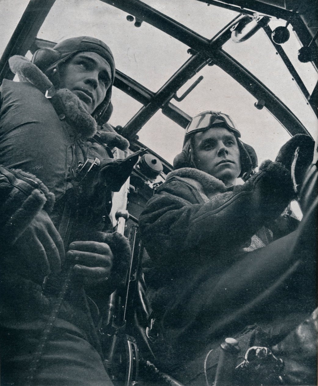 Pilot bombardéru RAF a druhý pilot, 1941 od Unbekannt