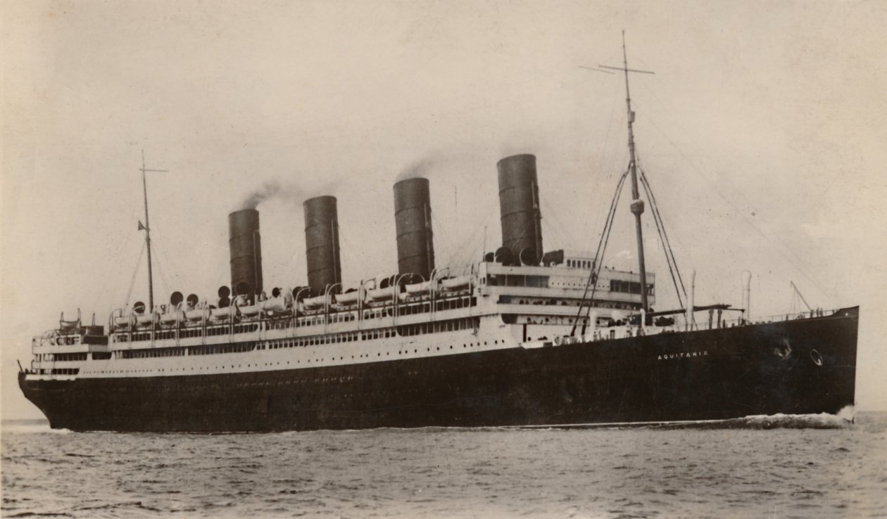RMS Aquitania, c1930. od Unbekannt