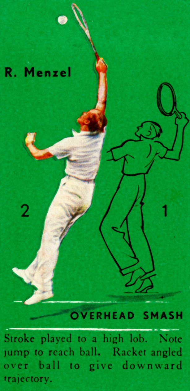 R. Menzel - Overhead Smash, c1935. od Unbekannt