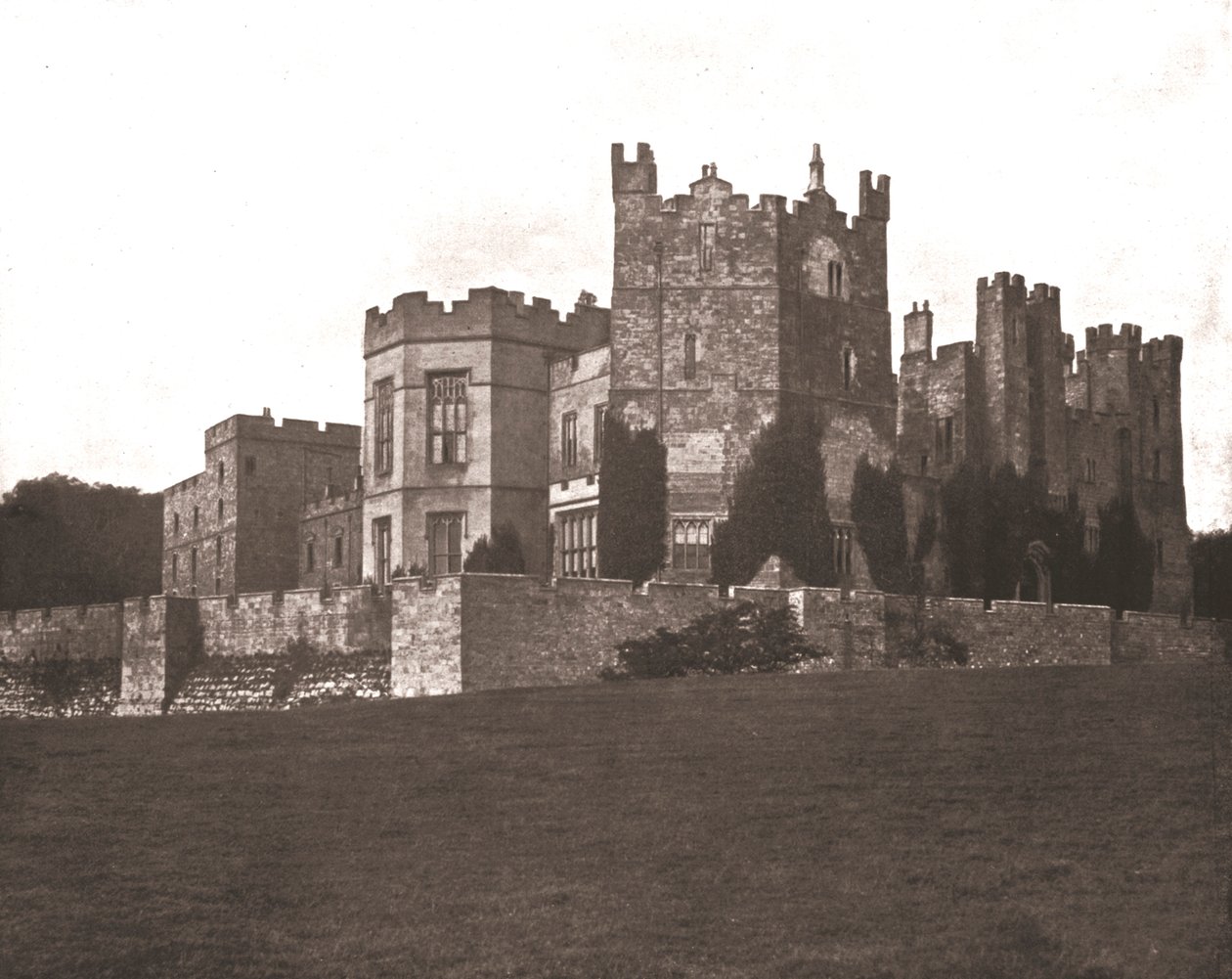 Hrad Raby, hrabství Durham, 1894. od Unbekannt