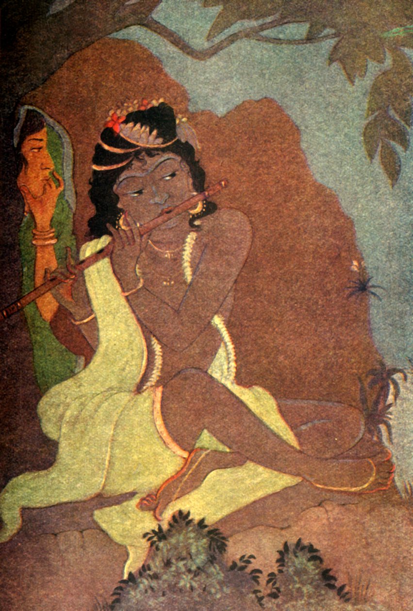 "Radha a Krishna", 1920. od Unbekannt