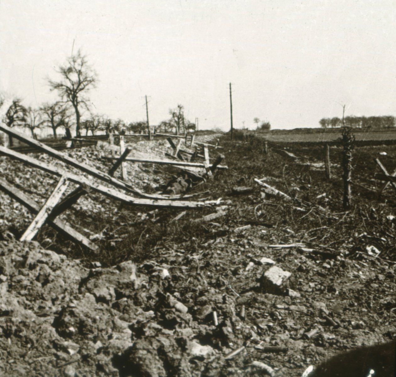 Železnice, Somme, severní Francie, c1914-c1918 od Unbekannt