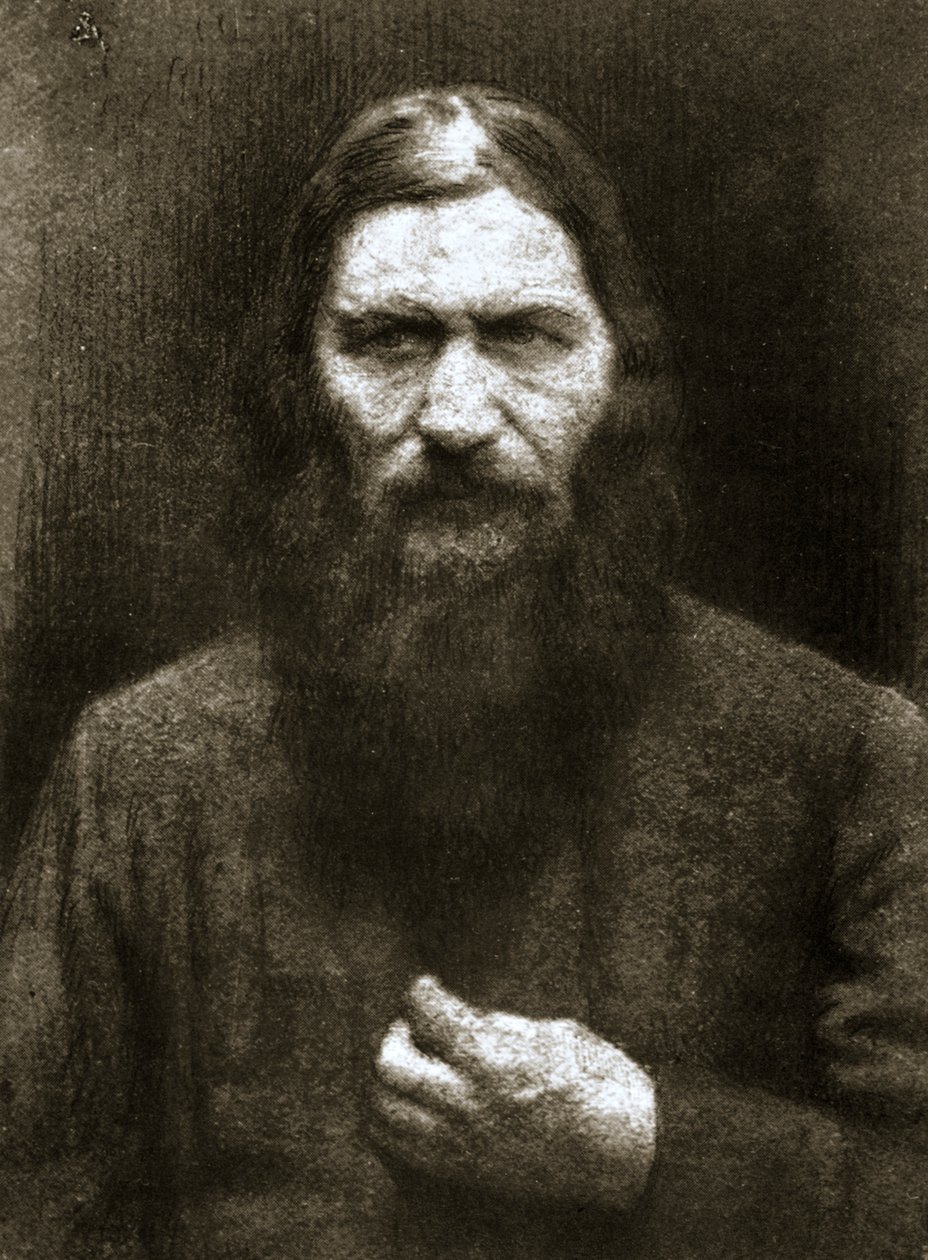 Rasputin, ruský mystik, počátek 20. století od Unbekannt