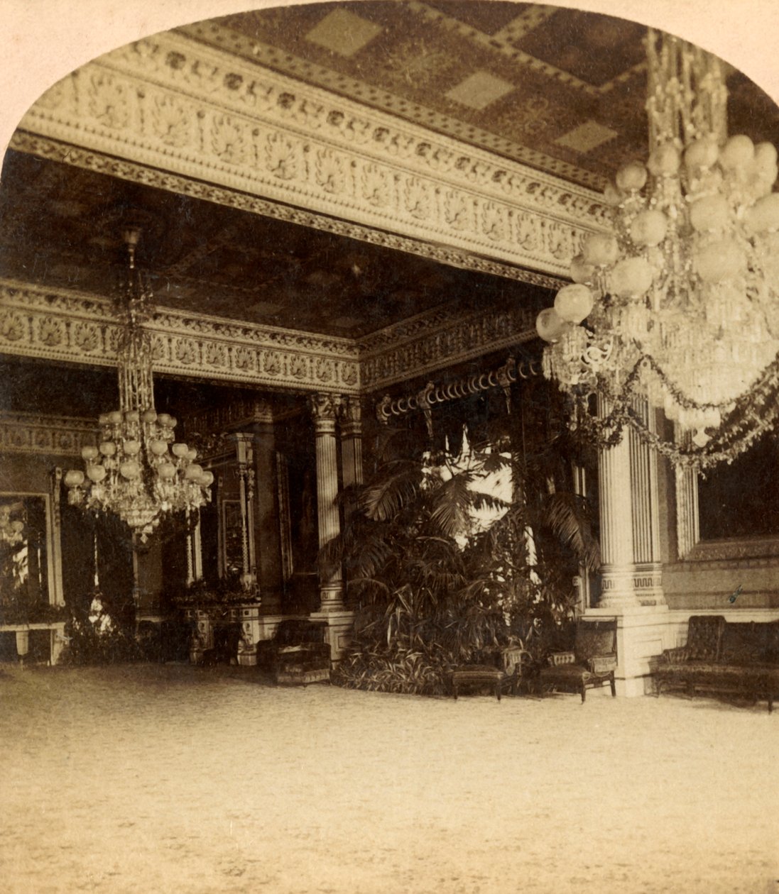 Přijímací místnost, Bílý dům, Washington, c1900. od Unbekannt