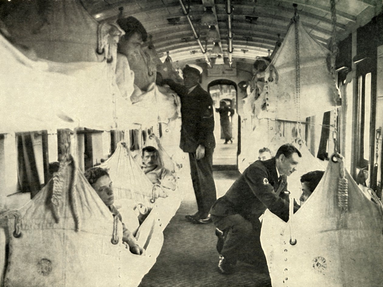 Vlak Červeného kříže, 1919. od Unbekannt