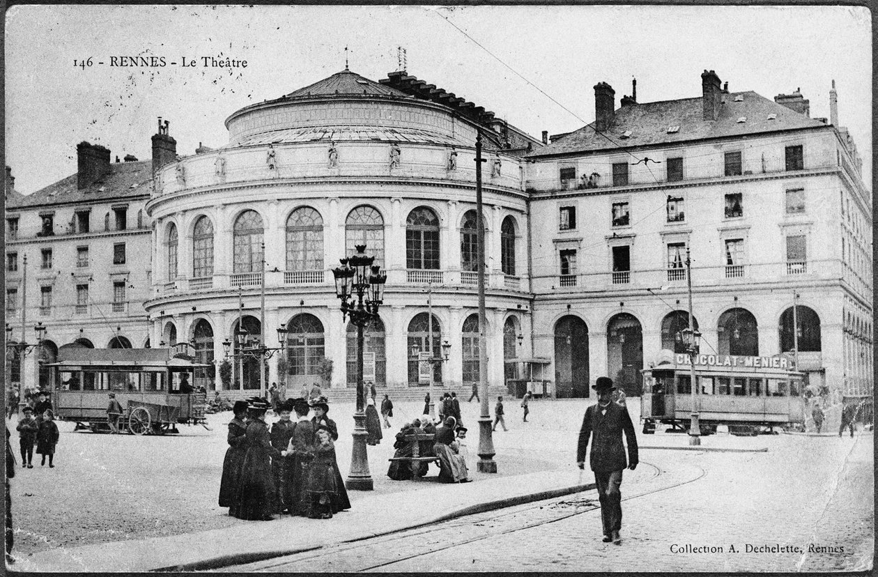 Rennes. Divadlo, 1900-1910. od Unbekannt