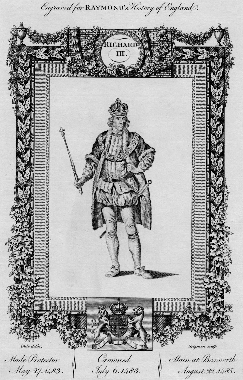 Richard III, c1787 od Unbekannt