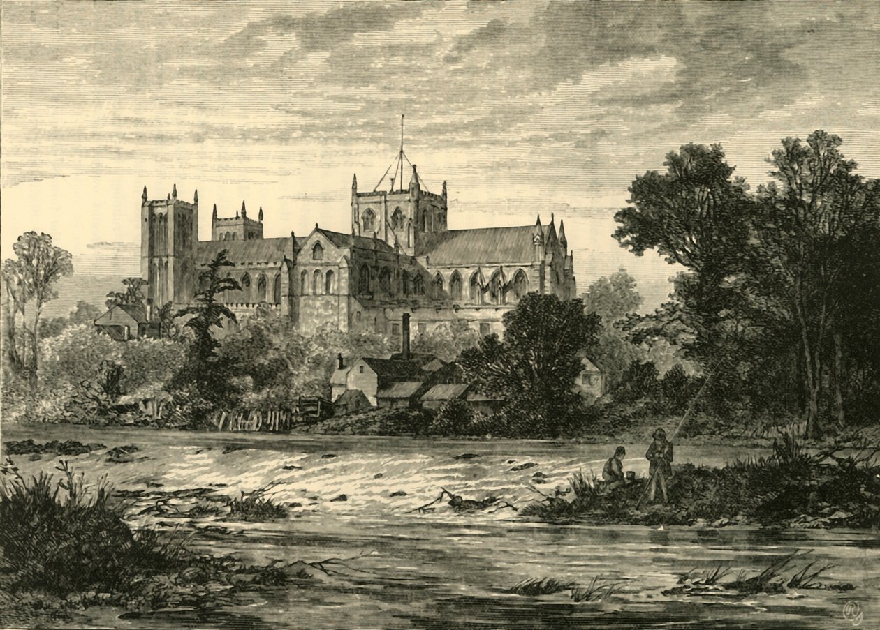 Ripon Minster, z jihovýchodu, 1898. od Unbekannt