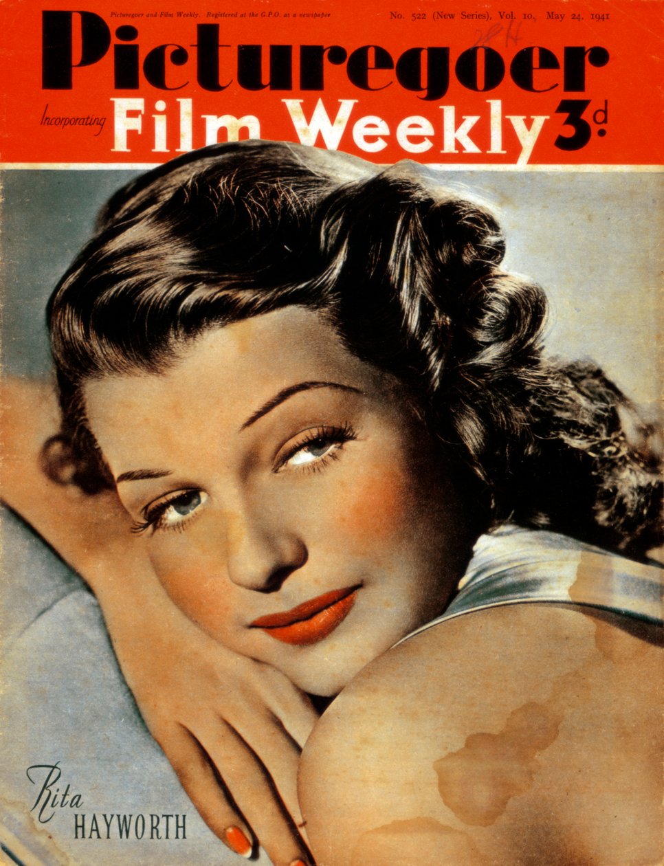 Rita Hayworth 1918-1987, americká herečka, 1941 od Unbekannt