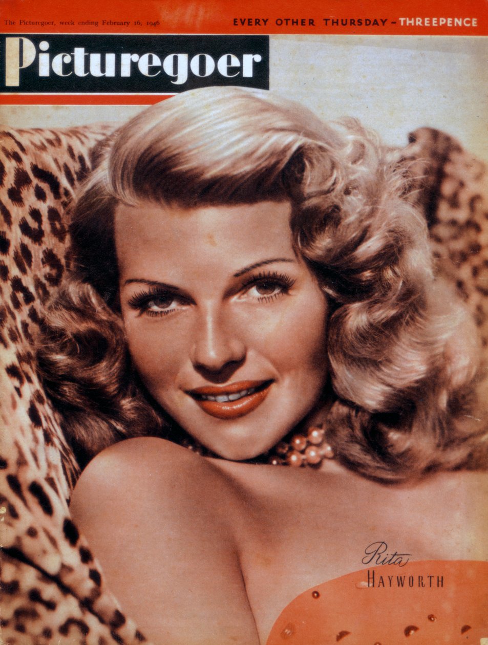 Rita Hayworth 1918-1987, americká herečka, 1946 od Unbekannt