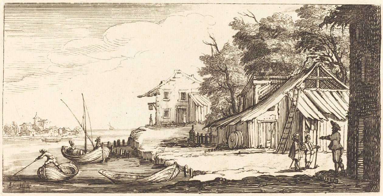 River Bank, 1635 nebo později. od Unbekannt