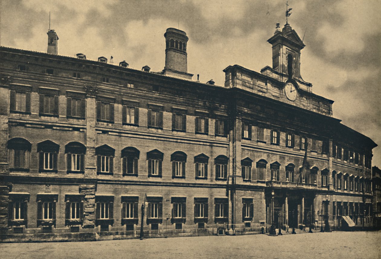 Řím - Palác Montecitorio, 1910. od Unbekannt