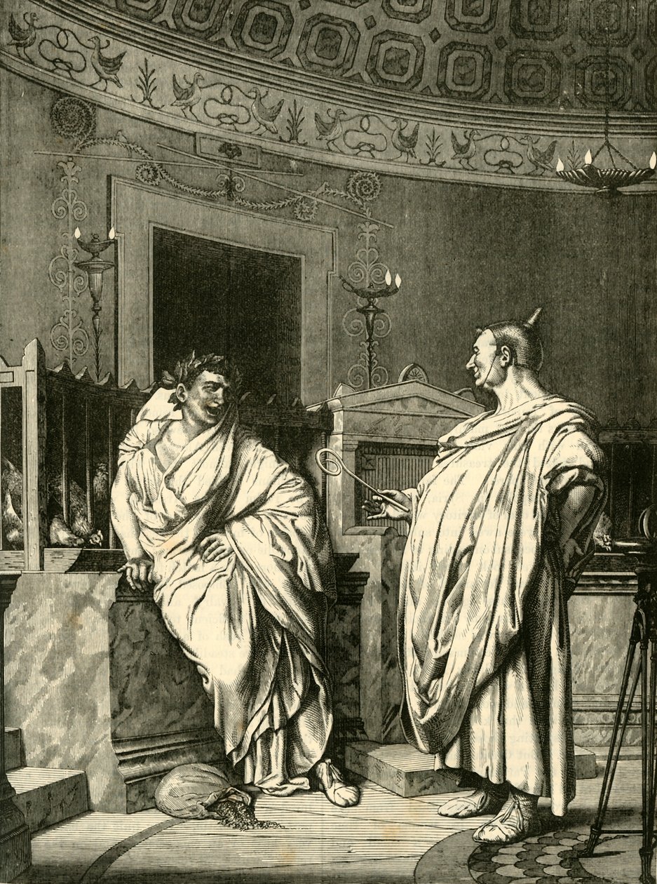 Římští augurové, 1890. od Unbekannt