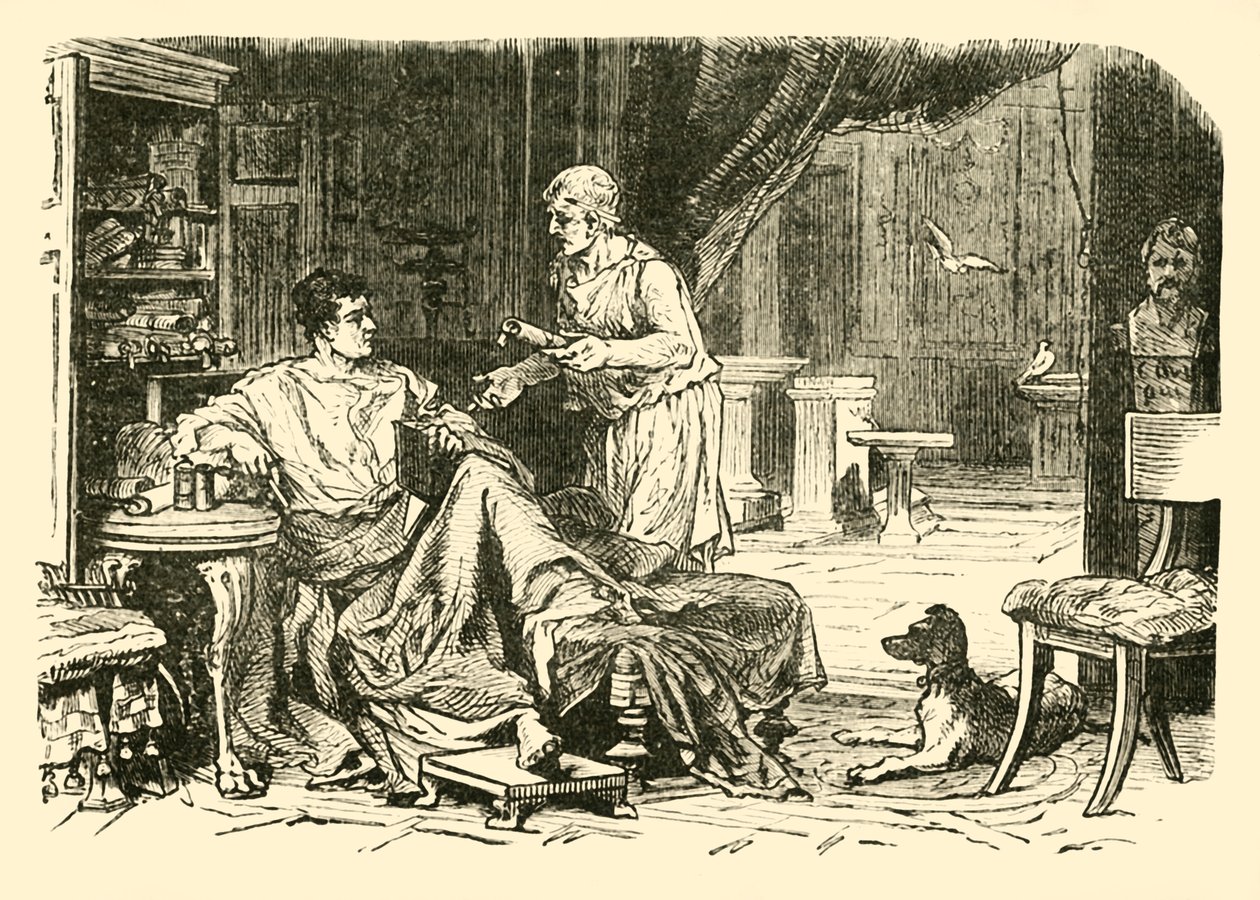 Římská studie, 1890. od Unbekannt