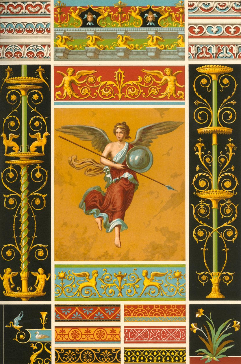 Římská nástěnná malba a polychromované basreliéfy, 1898. od Unbekannt