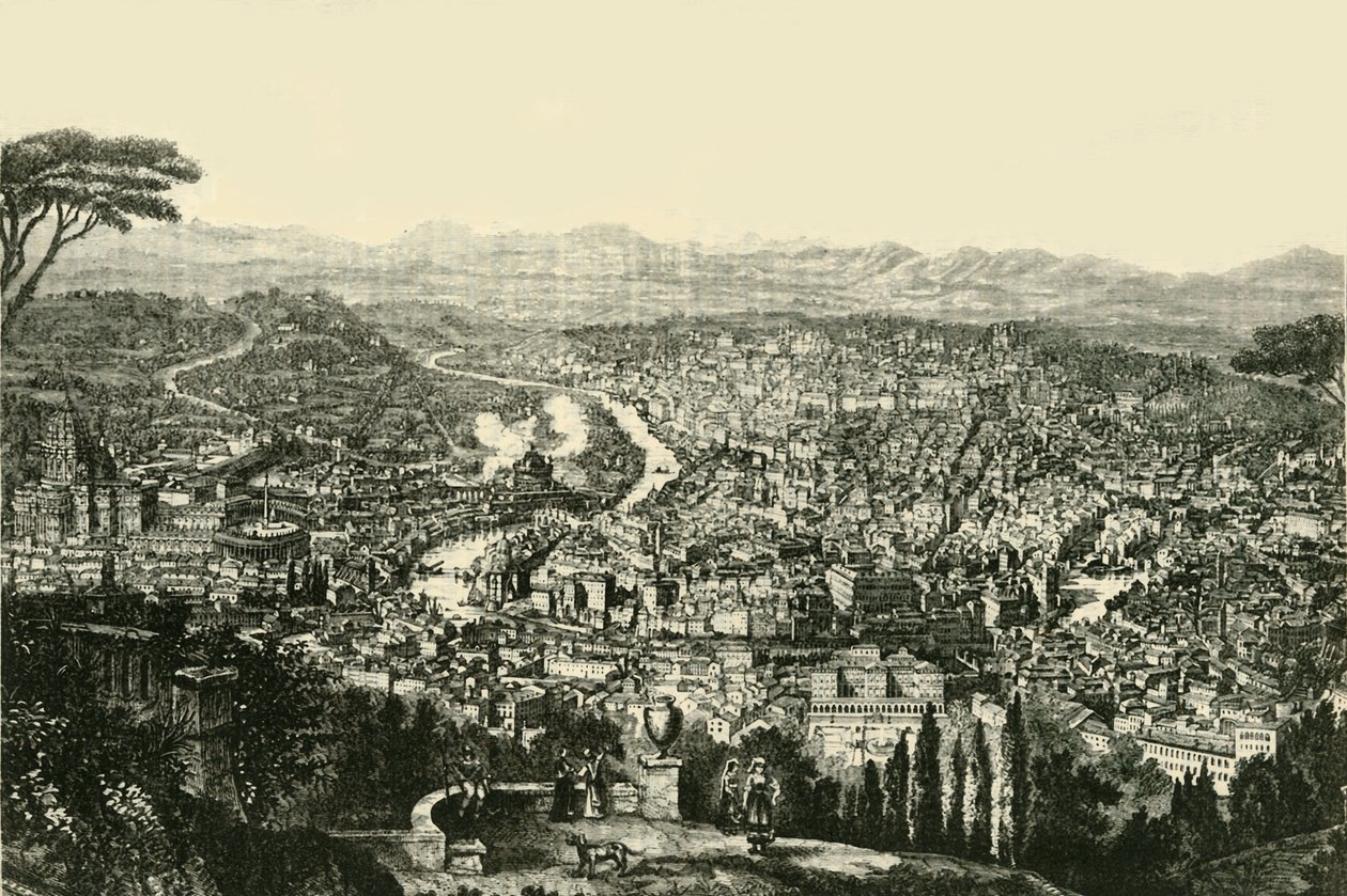 Řím, 1890. od Unbekannt