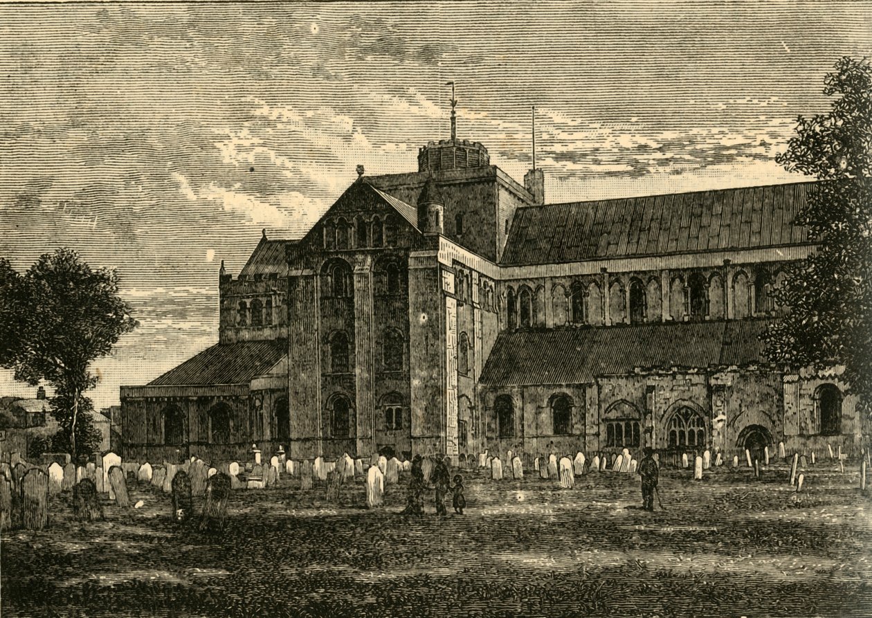 Romsey Abbey, 1898. od Unbekannt