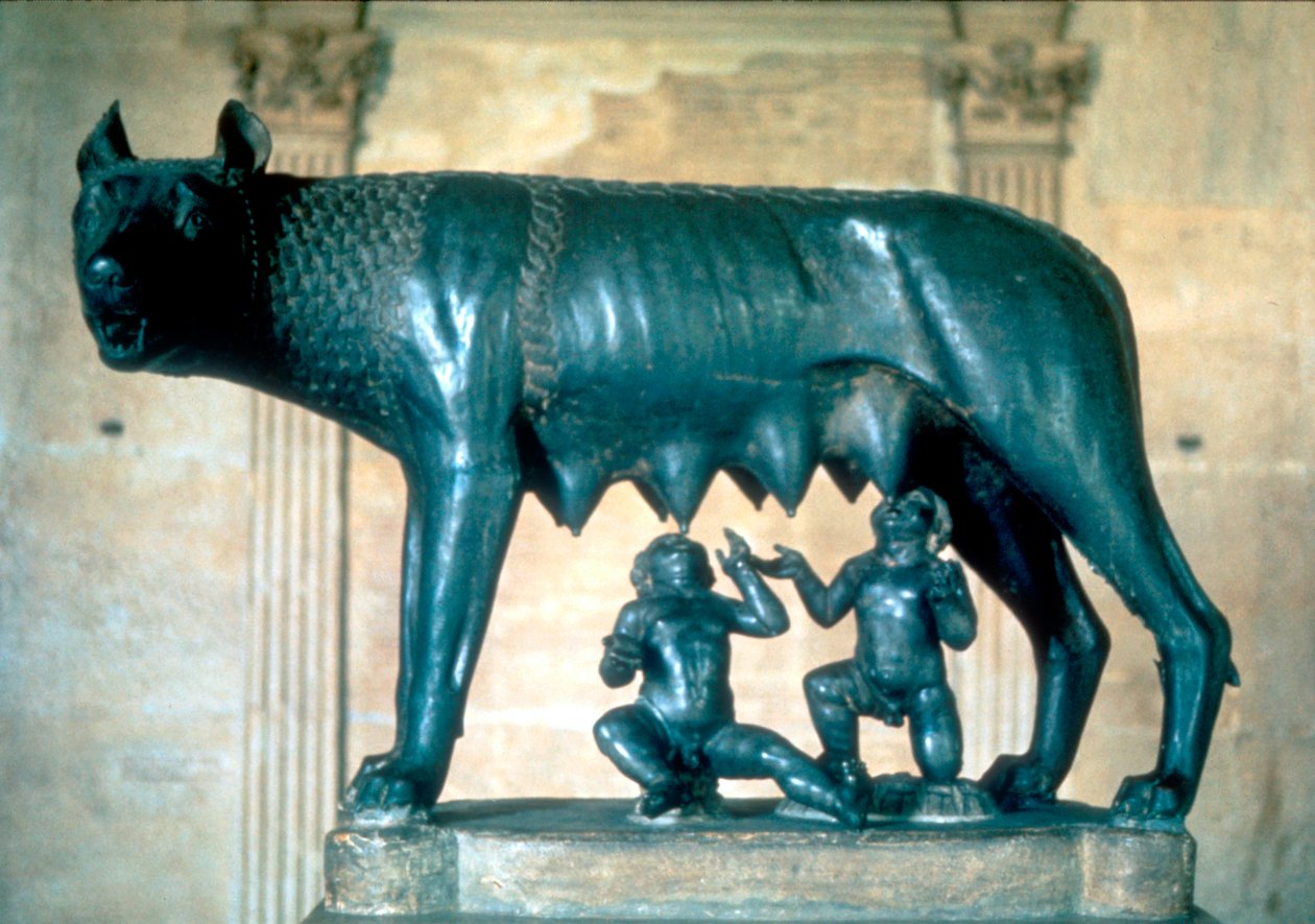 Romulus a Remus, c500 př.nl od Unbekannt