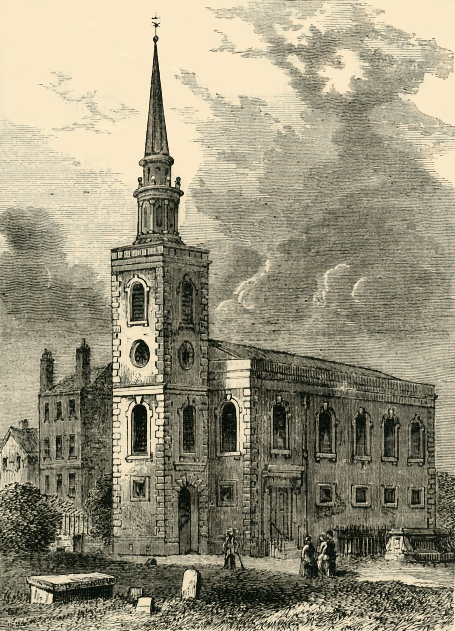 Rotherhithe Church, 1750, c1878. od Unbekannt