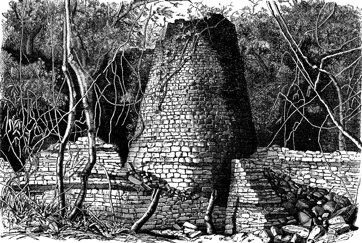 Ruiny Velké Zimbabwe, Afrika, 1892 od Unbekannt