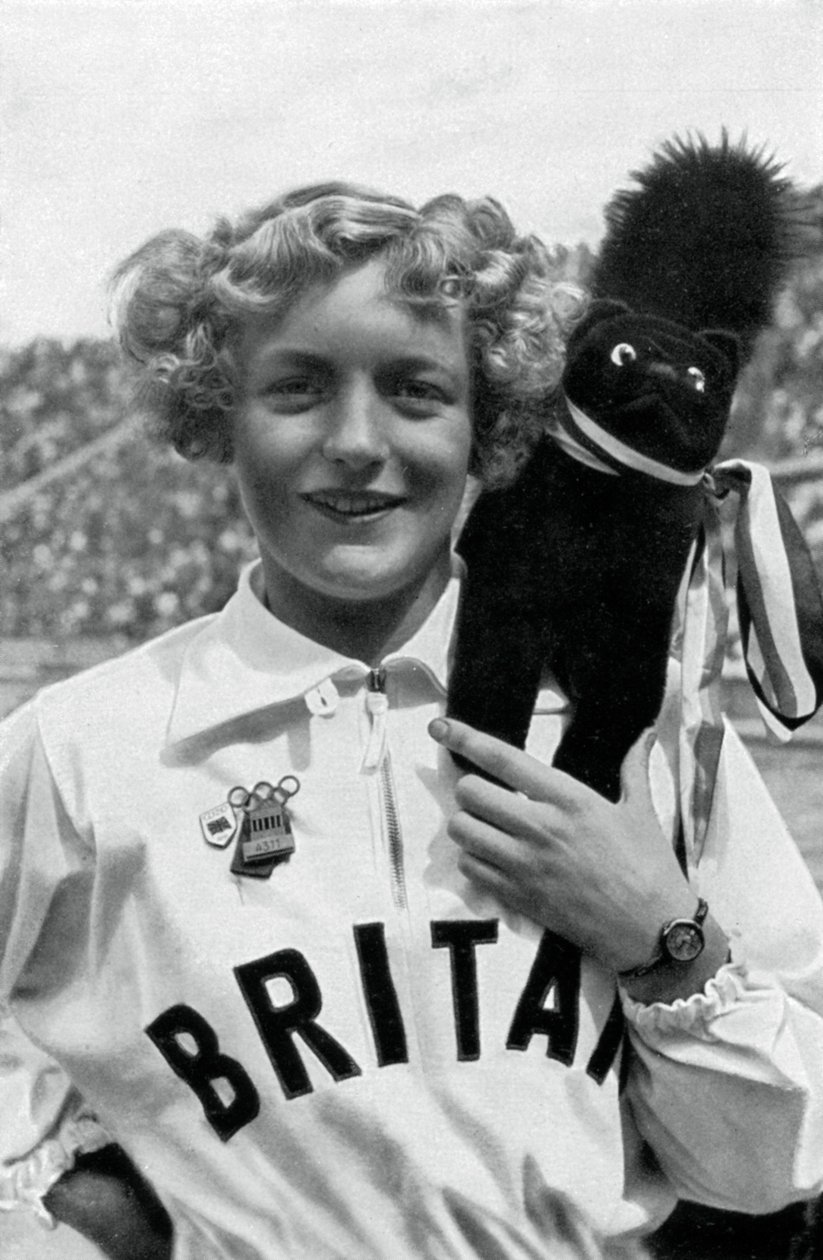 Ruthley Moris-Hancock , britský plavec, olympijské hry v Berlíně, 1936 od Unbekannt