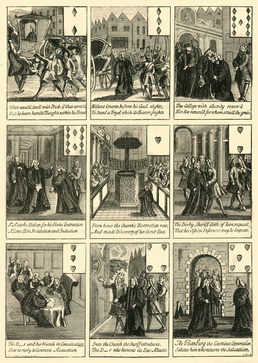 Sacheverell Cards, c1872. od Unbekannt