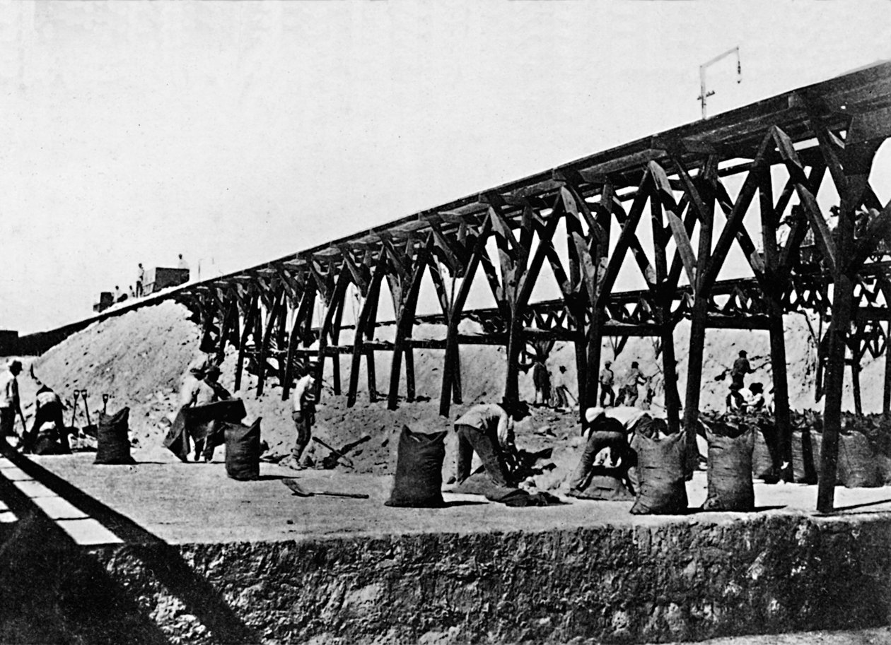 Vyhození dusičnanů, 1911 od Unbekannt
